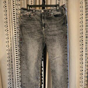 True Religion Jennie Curvy High Rise Super Skinny 33